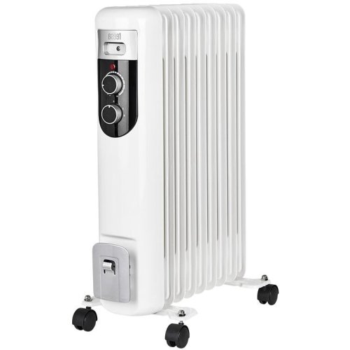 Teesa radiator ulei 9 elementi 2000w teesa tsa8036, termostat reglabil, lampa de control, alb