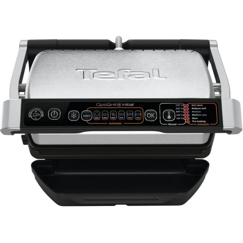 Tefal gratar electric tefal optigrill+ gc706d34, 2000 w, 6 programe automate, functie dezghetare, inox/negru