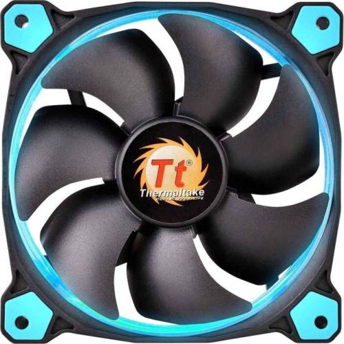 Thermaltake thermaltake riing 12 high static pressure 120mm blue led three fans pack