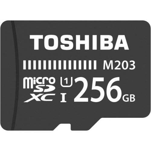 Toshiba card de memorie 256gb toshiba microsd m203 uhs i u1 with adapter r100/w10 mb/s thn-m203k2560ea