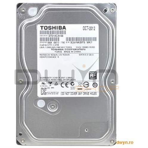 Toshiba hard-discuri pt desktop toshiba dt01aca100 (3.5', 1tb, 32mb, sata iii-600)