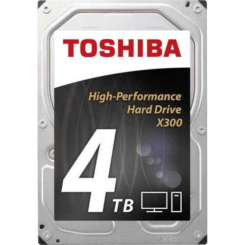 Toshiba internal hdd toshiba x300, 3.5'', 4tb, sata/600, 7200rpm, 128mb cache
