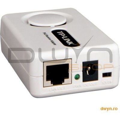 Tp-link poe (power over ethernet) splitter, ieee 802.3af compatibil, carcasa plastic, plug & play