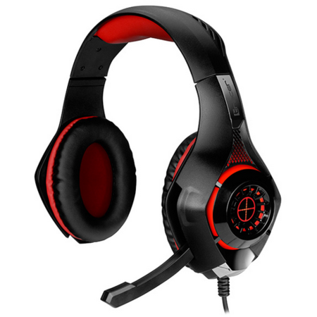 Tracer gaming headset tracer battle heroes gunman red