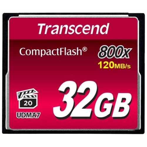 Transcend card de memorie transcend compact flash 800 32gb