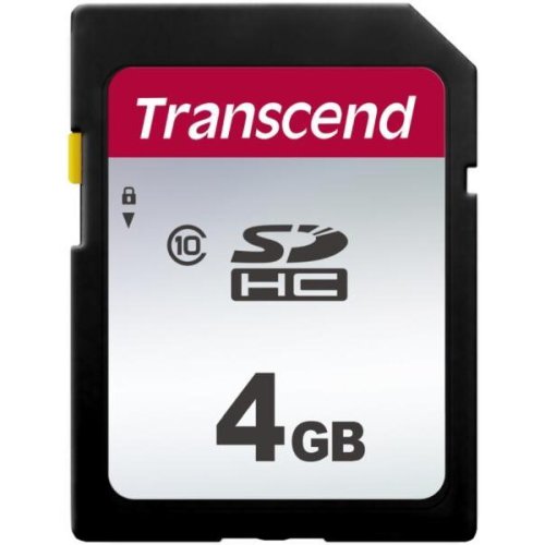 Transcend card memorie transcend sdhc, 4gb, clasa 10
