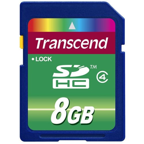 Transcend transcend card memorie sdhc 8gb class 4, ts8gsdhc4