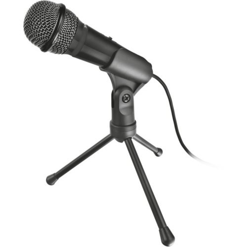 Trust microfon trust starzz, pc, negru