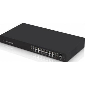 Ubiquiti router ubiquiti es-16-150w 16-port + 2xsfp gigabit poe 24v 48v