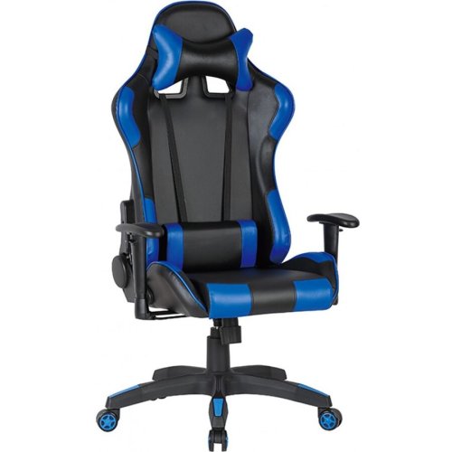Unicspot scaun birou gamer silverstone, negru/albastru