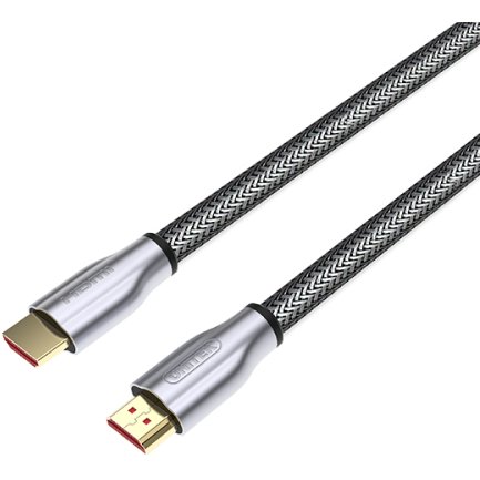 Unitek unitek cablu lux hdmi v.2.0 m/m 3,0m, aur, împletitură de cablu, y-c139rgy