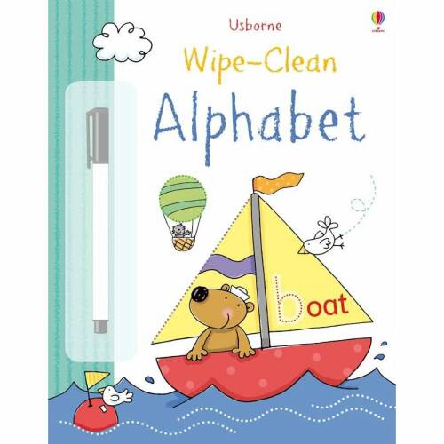 Usborne wipe-clean alphabet - usborne book (3+)