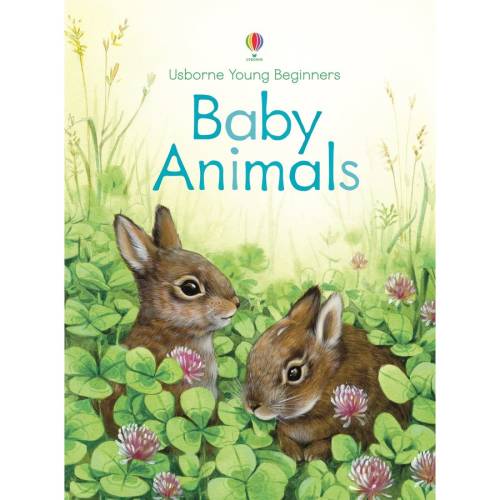 Usborne young beginners baby animals - carte usborne (3+)