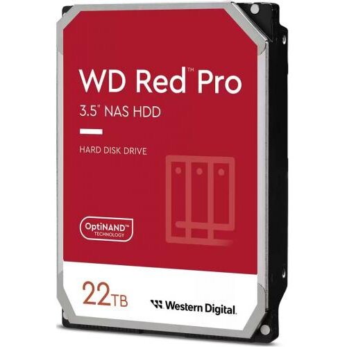 Western digital Western digital hard disk western digital red pro 22tb, sata3, 512mb, 3.5inch