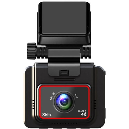 Xblitz black 4k - camera auto dvr, prindere parbriz, 4k ultra hd, gps, negru
