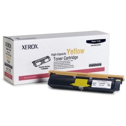 Xerox cartus toner yellow 113r00694 4,5k sn original xerox phaser 6120
