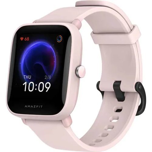 Xiaomi smartwatch amazfit bip u pro, android/ios, gps, silicon, pink