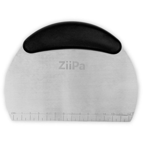 Ziipa spatula pentru aluat de pizza din inox de 16 x 11 x 2 cm ziipa22-008