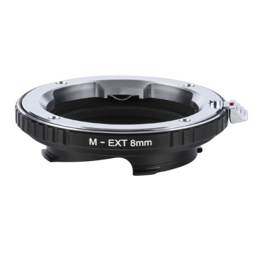 Adaptor montura k&f concept m-ext 8mm de la leica m la leica m ext 8mm-mount kf06.320