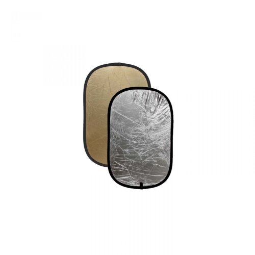 Blenda ovala 2in1 gold-silver 100x150cm