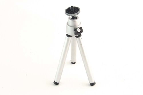 Mini trepied aluminiu 140mm pentru camere foto compacte gp103