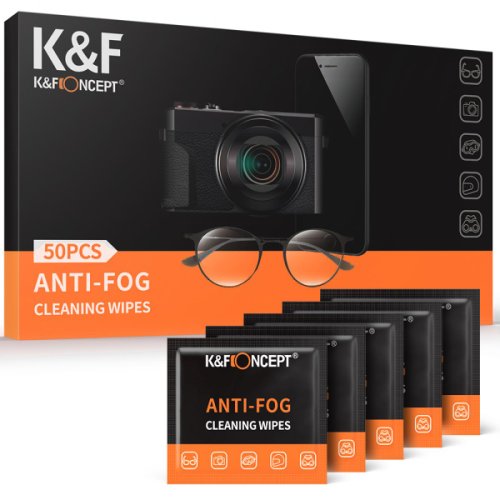 Servetele curatare k&f concept anti-aburire pentru lentile si ecrane kf08.034