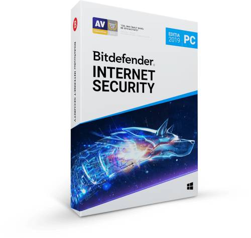Bitdefender internet security 2019 1 an 3 utilizatori noua retail