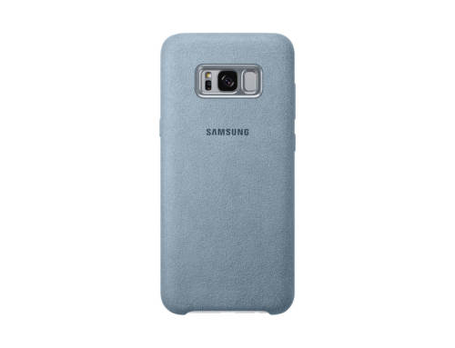 Capac protectie spate alcantara cover Samsung pentru galaxy s8 plus g955 verde menta