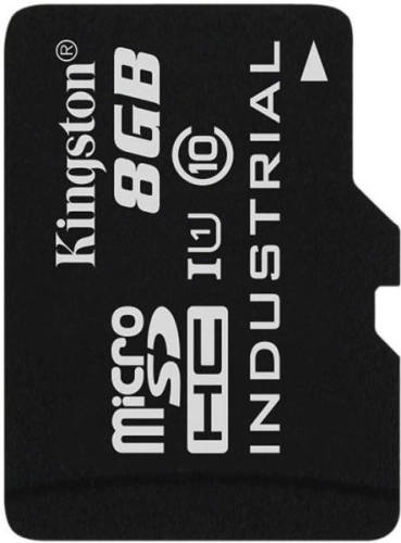 Card de memorie kingston micro sdhc 8gb uhs-i industrial temp card class 10 adapter