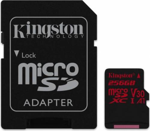 Card de memorie kingston microsd canvasreact 256gb