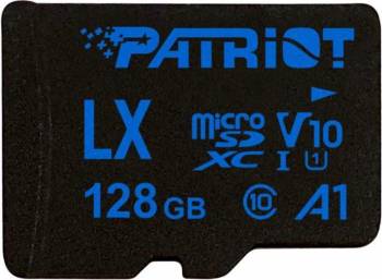 Card de memorie patriot lx series v10 microsdxc 128gb