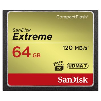 Card de memorie sandisk compact flash extreme 64gb udma7