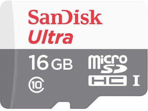 Card de memorie sandisk microsdhc ultra 16gb cl10 uhs-i