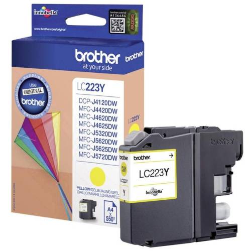 Cartuj inkjet brother lc223y yellow