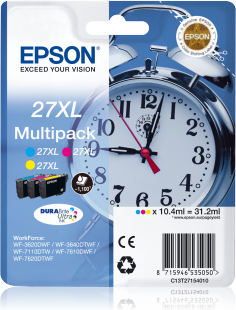 Cartus ink epson t27154010 multipack color cmy