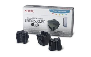 Cartus inkjet xerox 3 black ink sticks for phaser 8560