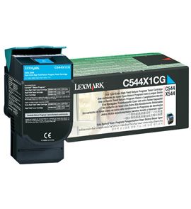 Cartus laser lexmark c544x1cg return program cyan de 4.000 pagini pentru c544 x544