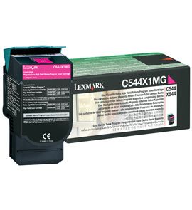 Cartus laser lexmark c544x1mg return program magenta de 4.000 pagini pentru c544 x544