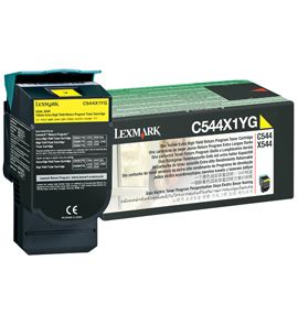 Cartus laser lexmark c544x1yg return program yellow de 4.000 pagini pentru c544 x544