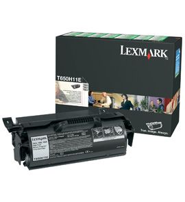Cartus laser lexmark t650h11e \ return program\ de 25.000 pagini pentru t650 t652 t654