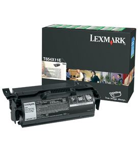 Cartus laser lexmark t654x11e return program de 36.000 pagini pentru t654