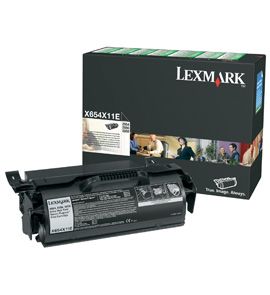 Cartus laser lexmark x654x11e return program de 36.000 pagini pentru x654 x656 x658