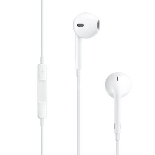Casti apple earpods cu microfon alb