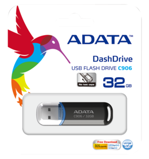 Flash drive a-data 32gb dashdrive classic c906 2.0 (black)