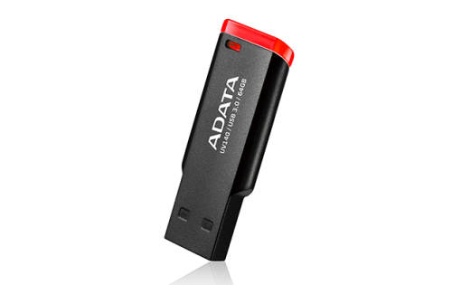 Flash drive adata uv140 16gb usb 3.0 black/red