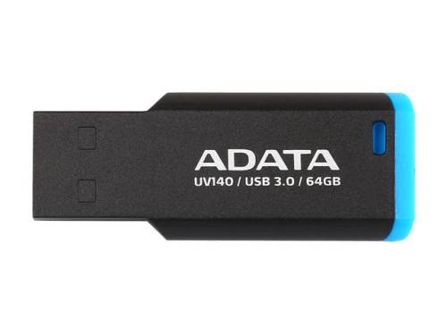 Flash drive adata uv140 64gb usb 3.0 black/blue