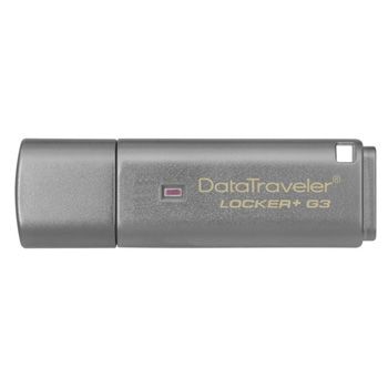 Flash drive kingston 16gb usb 3.0 dt locker+g3 w/automatic data security dtlpg3/16gb
