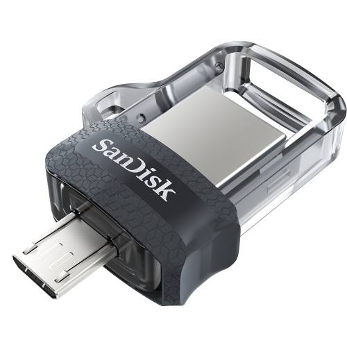 Flash drive sandisk ultra dual drive m3.0 usb 3.0 / microusb 128gb