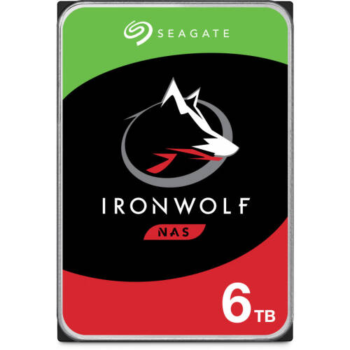 Hard disk desktop seagate ironwolf 6tb 5400rpm sata iii