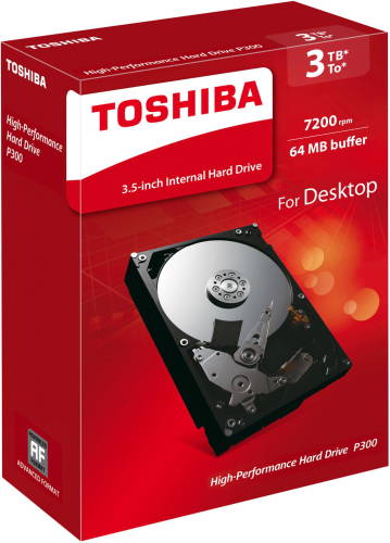 Hard disk desktop toshiba p300 3tb 7200rpm 64mb cache sata iii